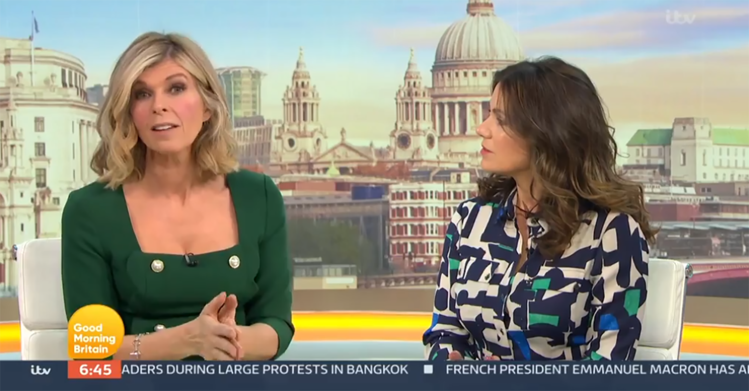 Kate Garraway on GMB