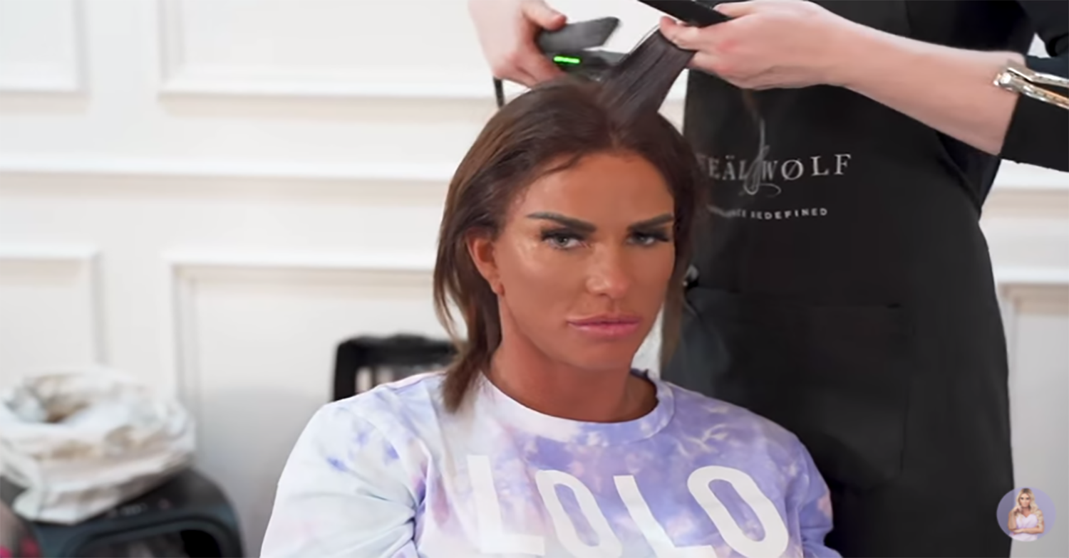 Katie Price hair