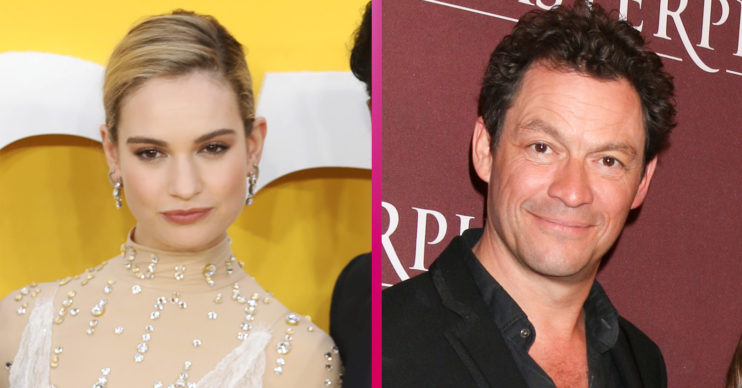 Lily James and Dominic West