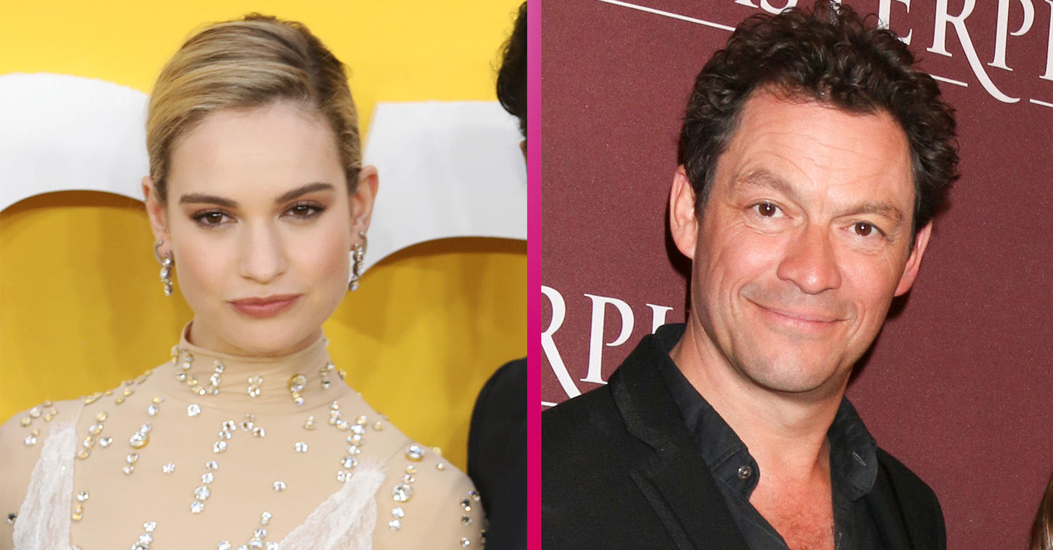 Lily James and Dominic West