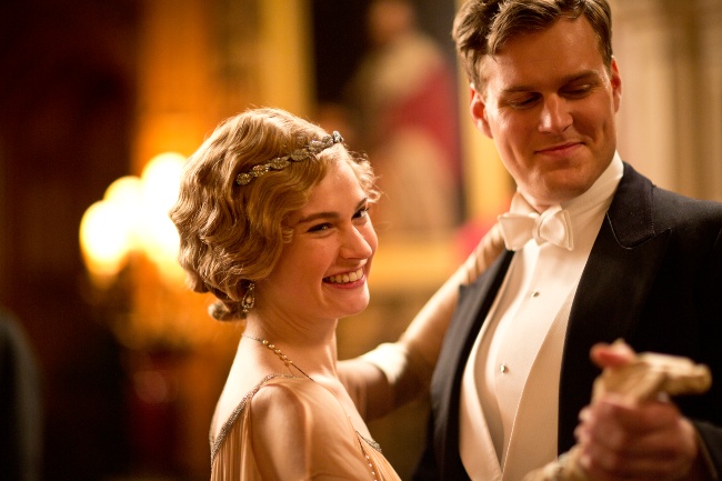 Lily James Downton Abbey ITV