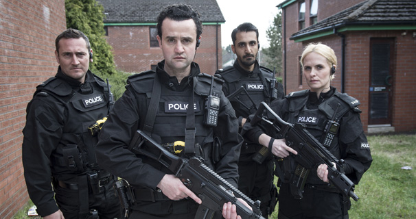 Will Mellor with Line of Duty co-stars