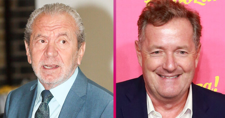 Lord Sugar and Piers Morgan