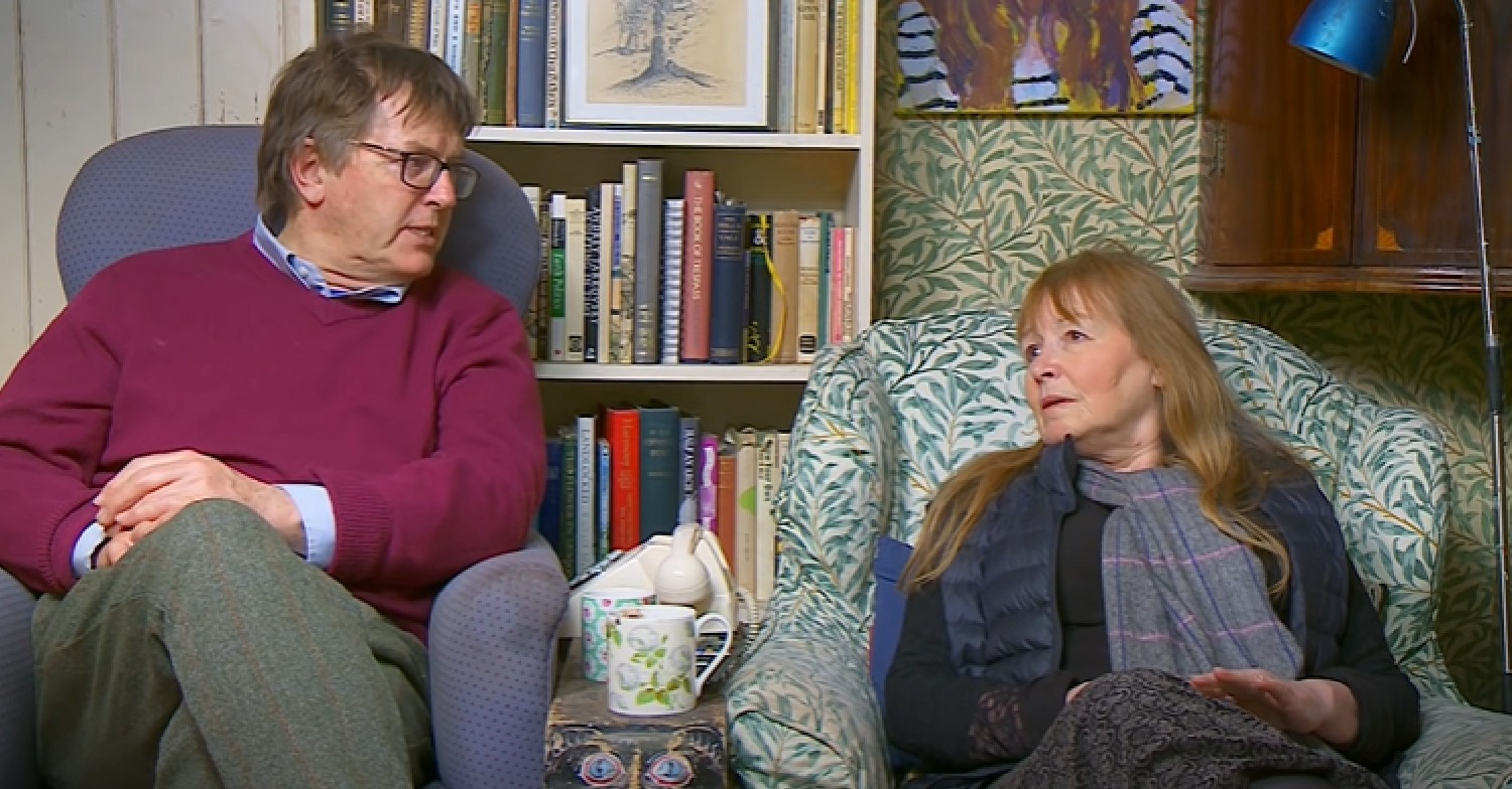 Gogglebox stars Giles and Mary