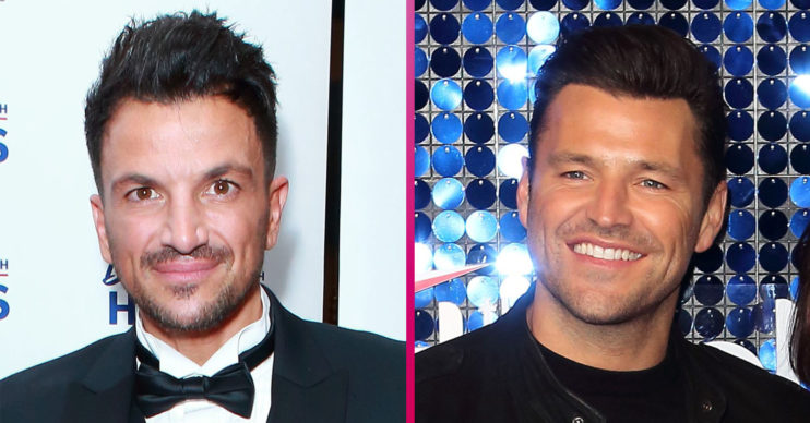Peter Andre and Mark Wright