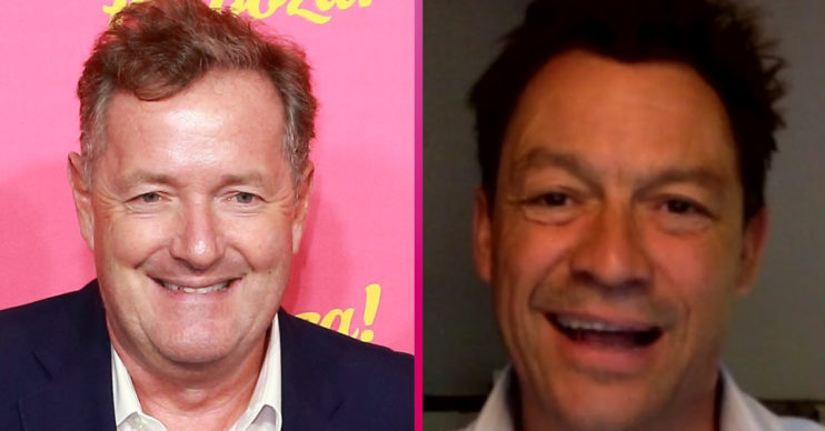 Piers Morgan and Dominic West