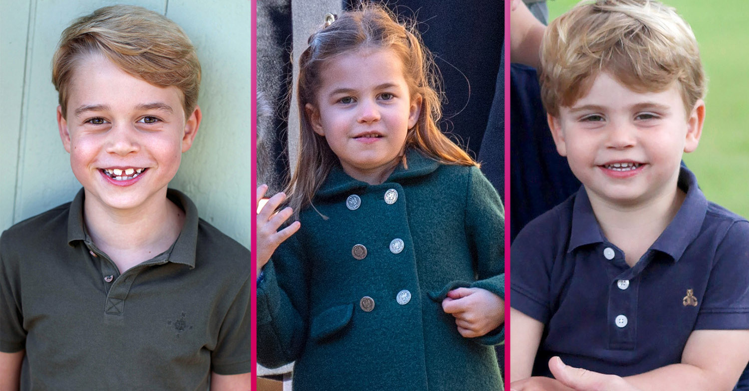 Prince George Charlotte and Louis