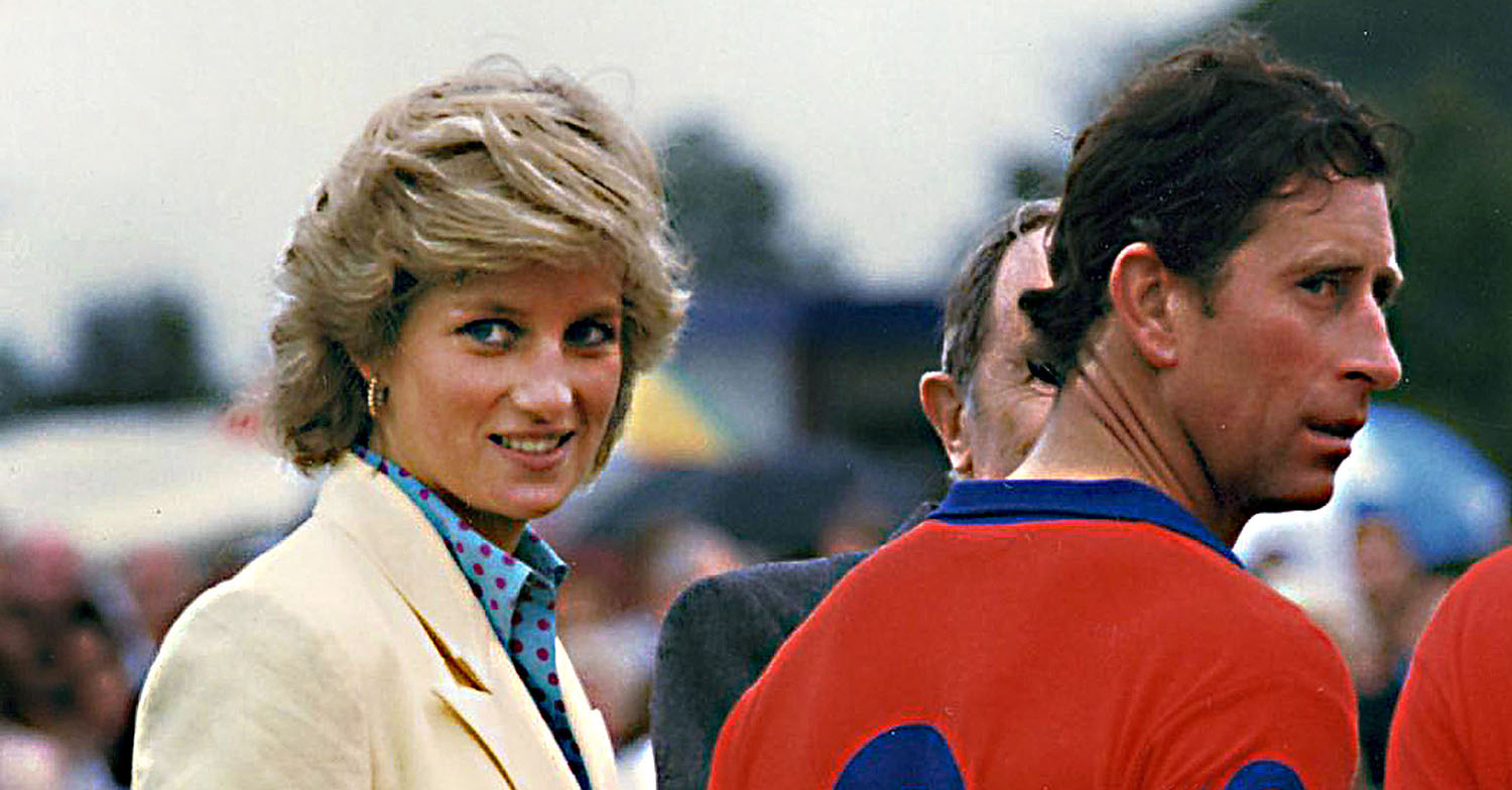 diana with charles polo