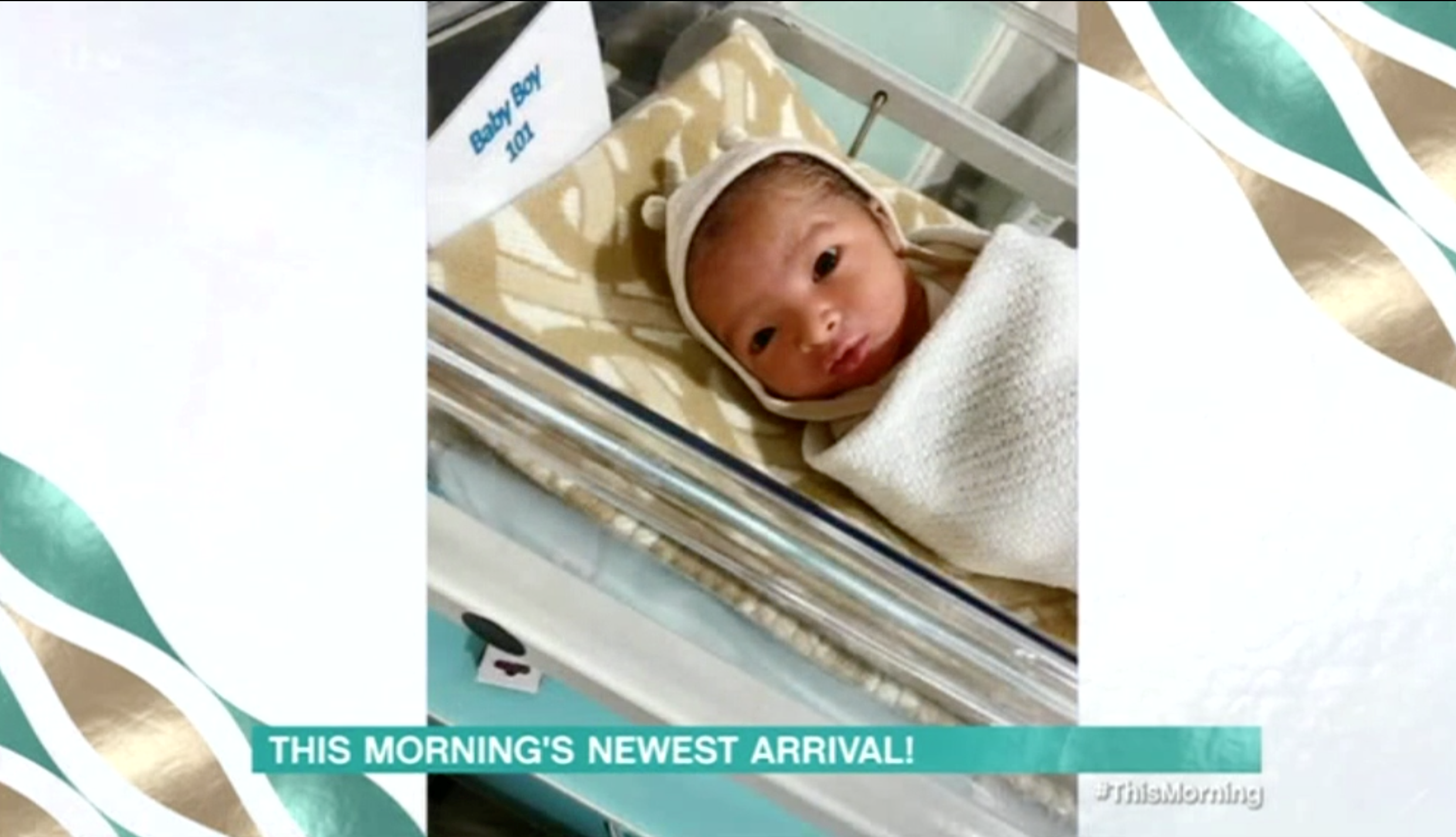 Rochelle Humes' newborn baby