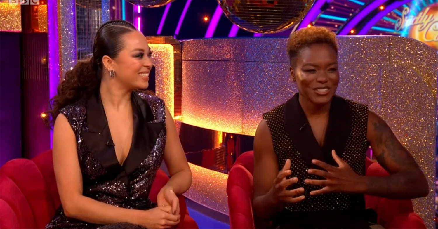 Katya Jones and Nicola Adams Strictly