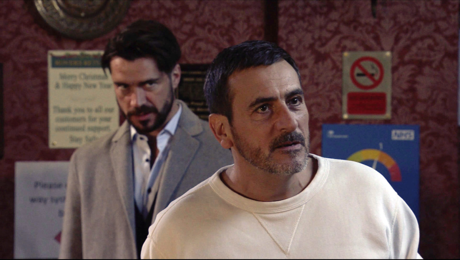 Peter found out Carla slept with Adam in Coronation Street