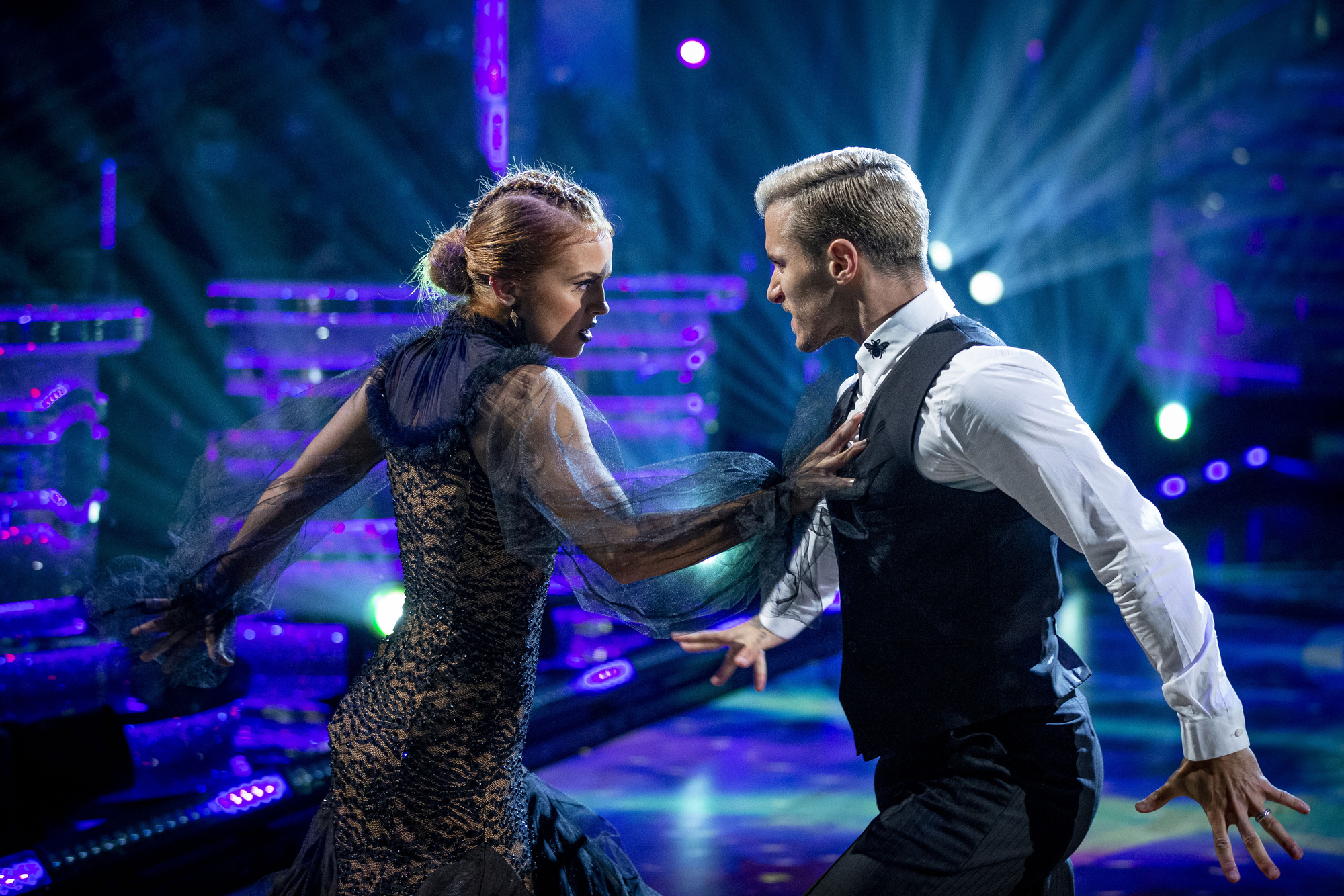 Gorka and Maisie dancing on Strictly