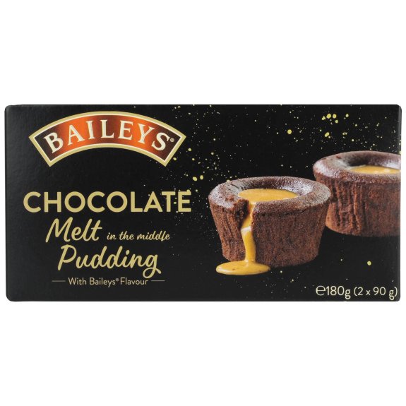 Box of Baileys new chocolate puddings