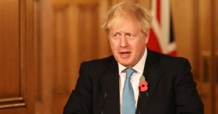 Boris Johnson at Downing Street