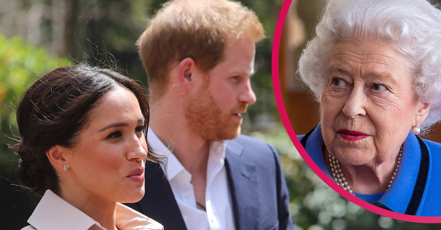 prince harry and meghan markle and the queen