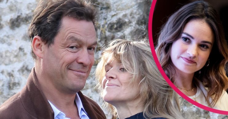 lily james dominic west catherine fitzgerald