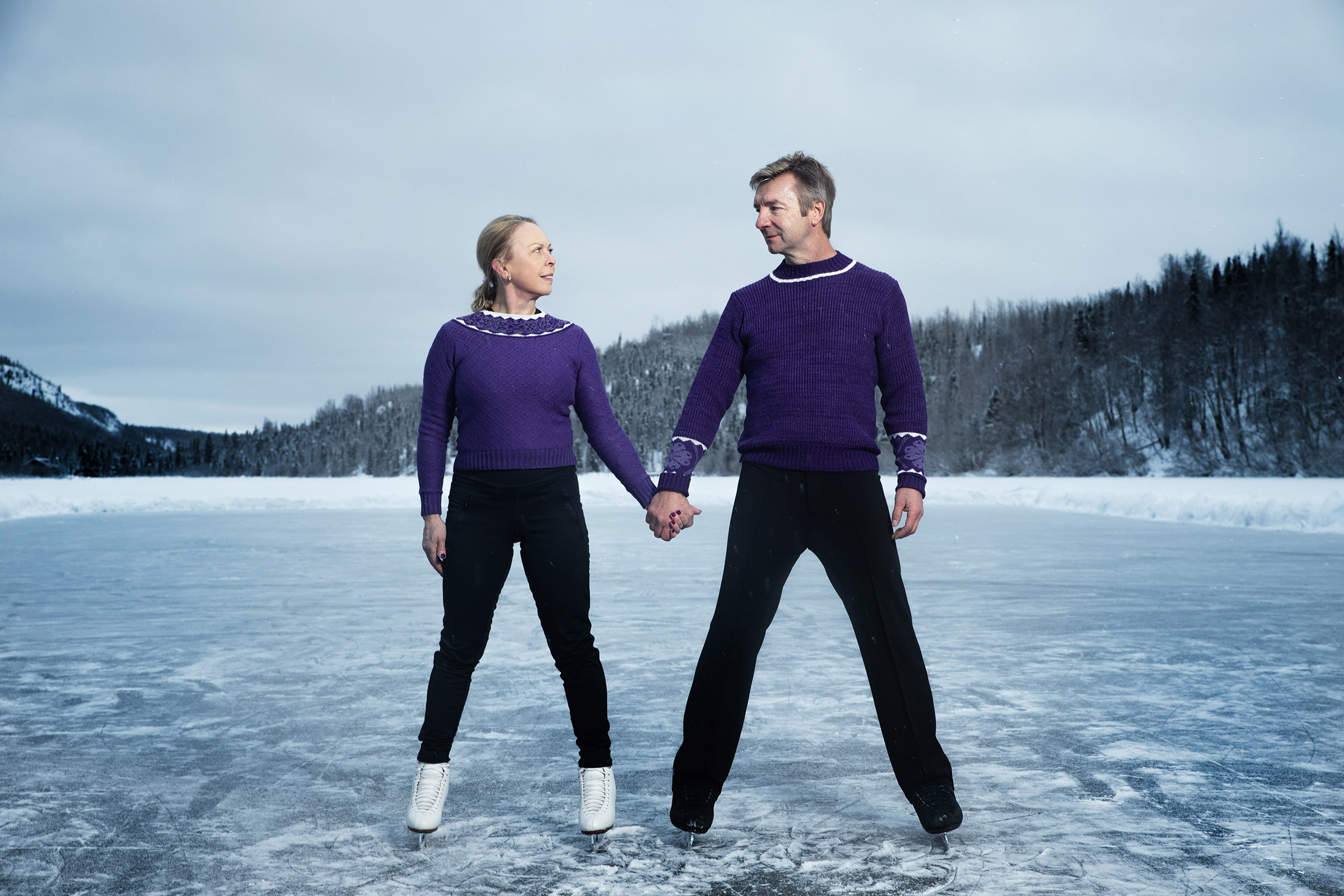 Torvill and Dean on wild ice