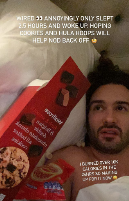 Joe Wicks in bed