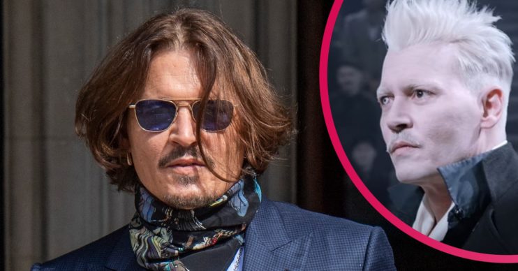 Johnny Depp and Grindelwald