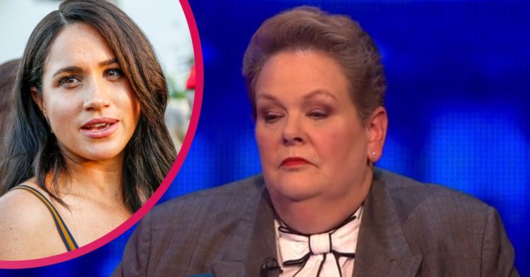 Meghan Markle and Anne Hegerty