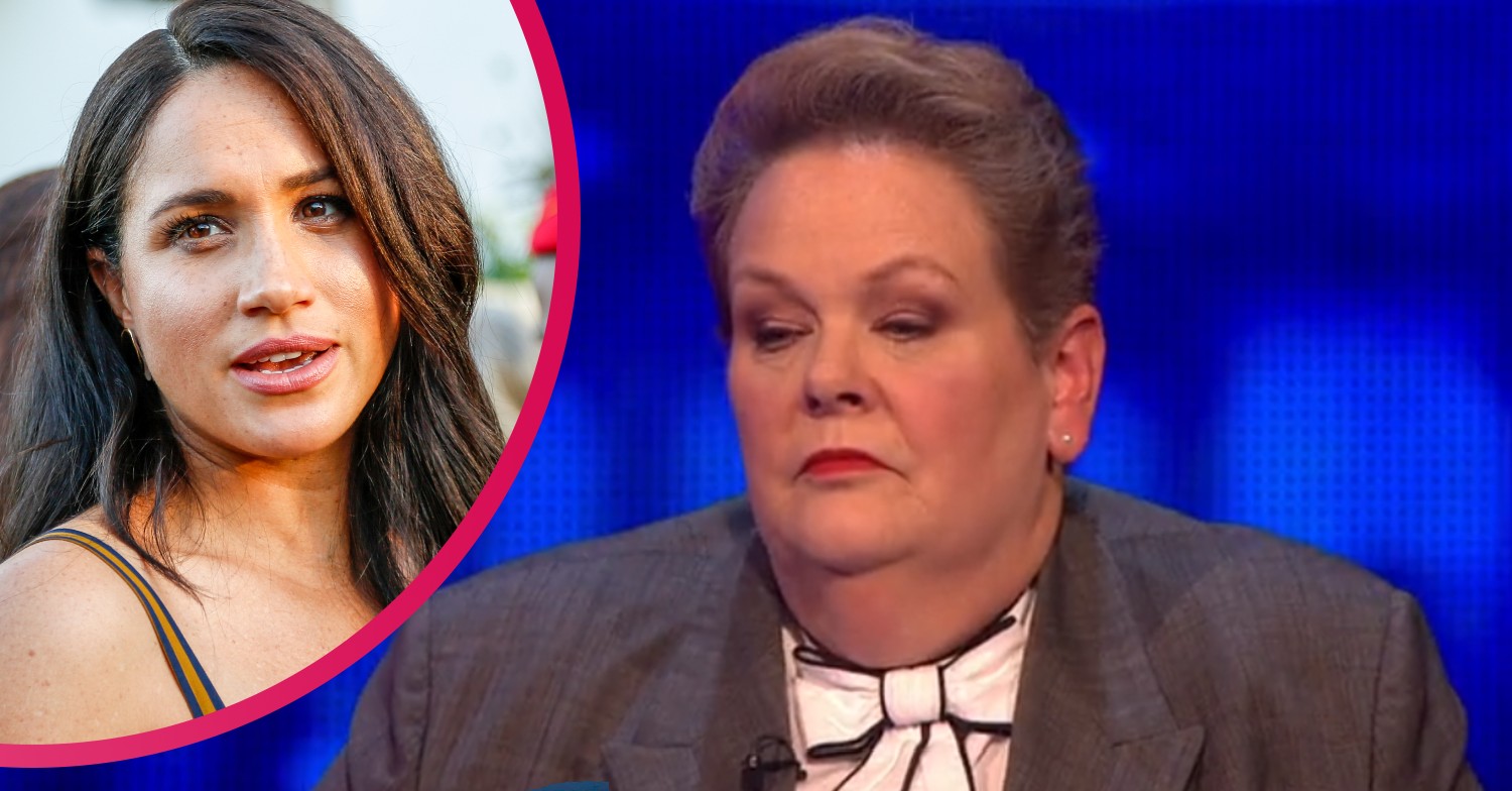 Meghan Markle and Anne Hegerty