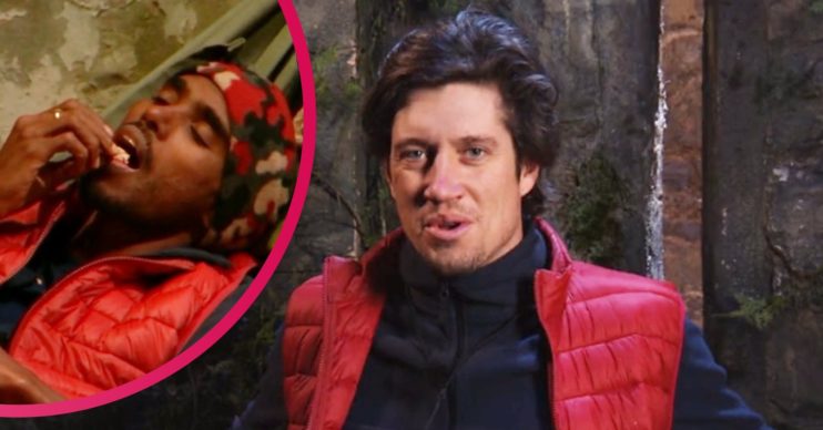 Mo Farah and Vernon Kay on I'm A Celebrity