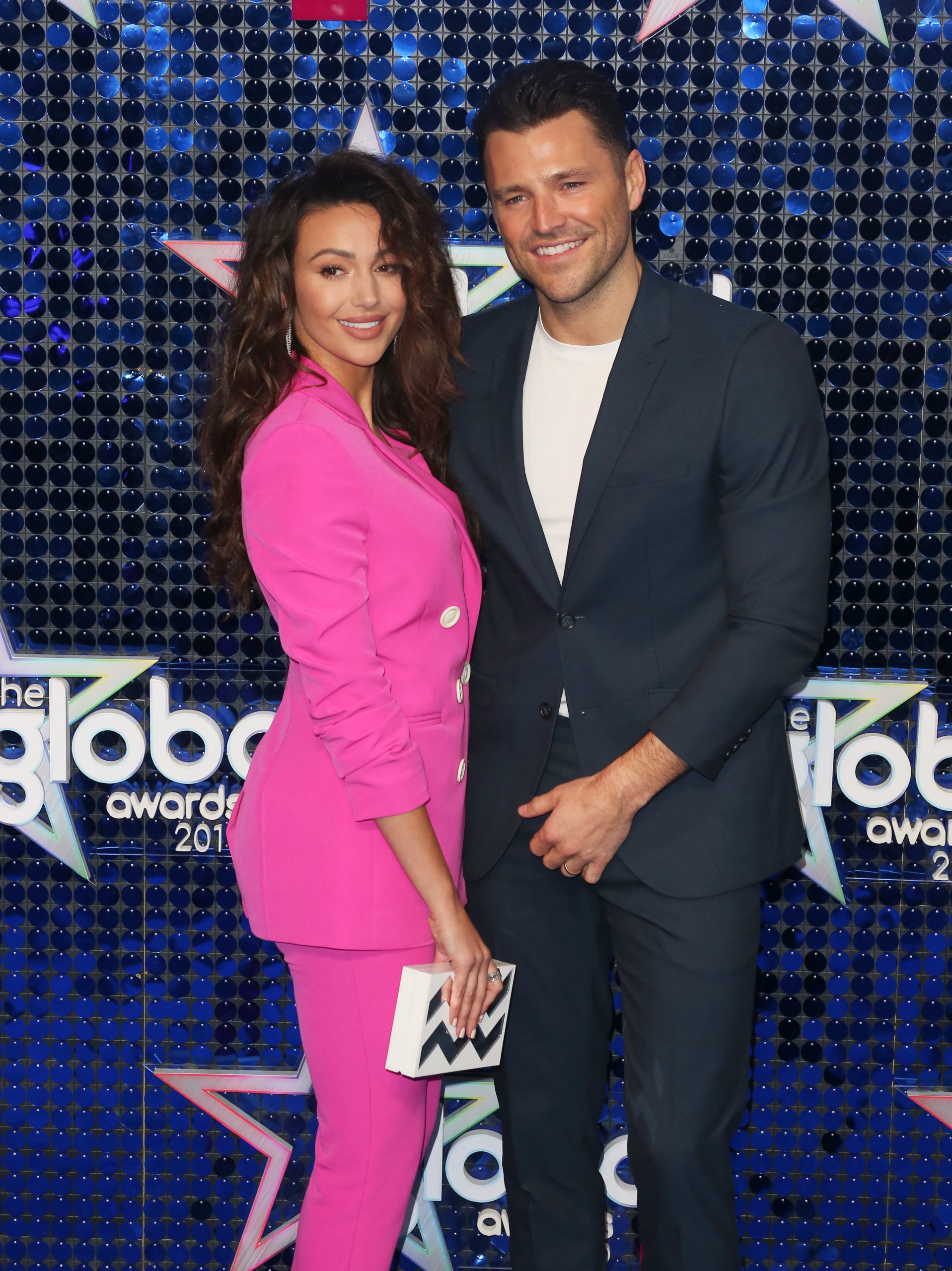 Michelle Keegan and Mark Wright on the red carpet