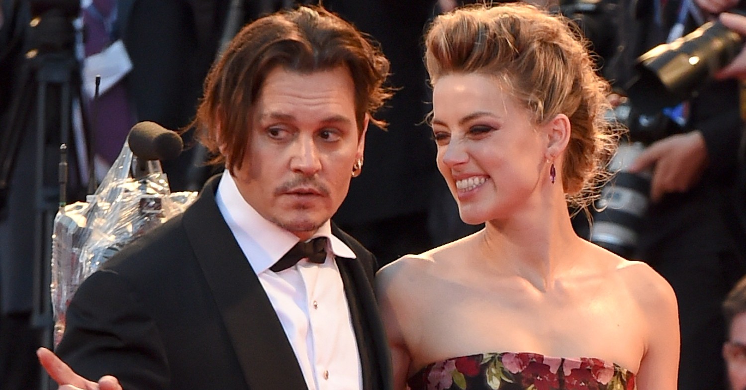Johnny Depp and Amber Heard at Venice Film Festival