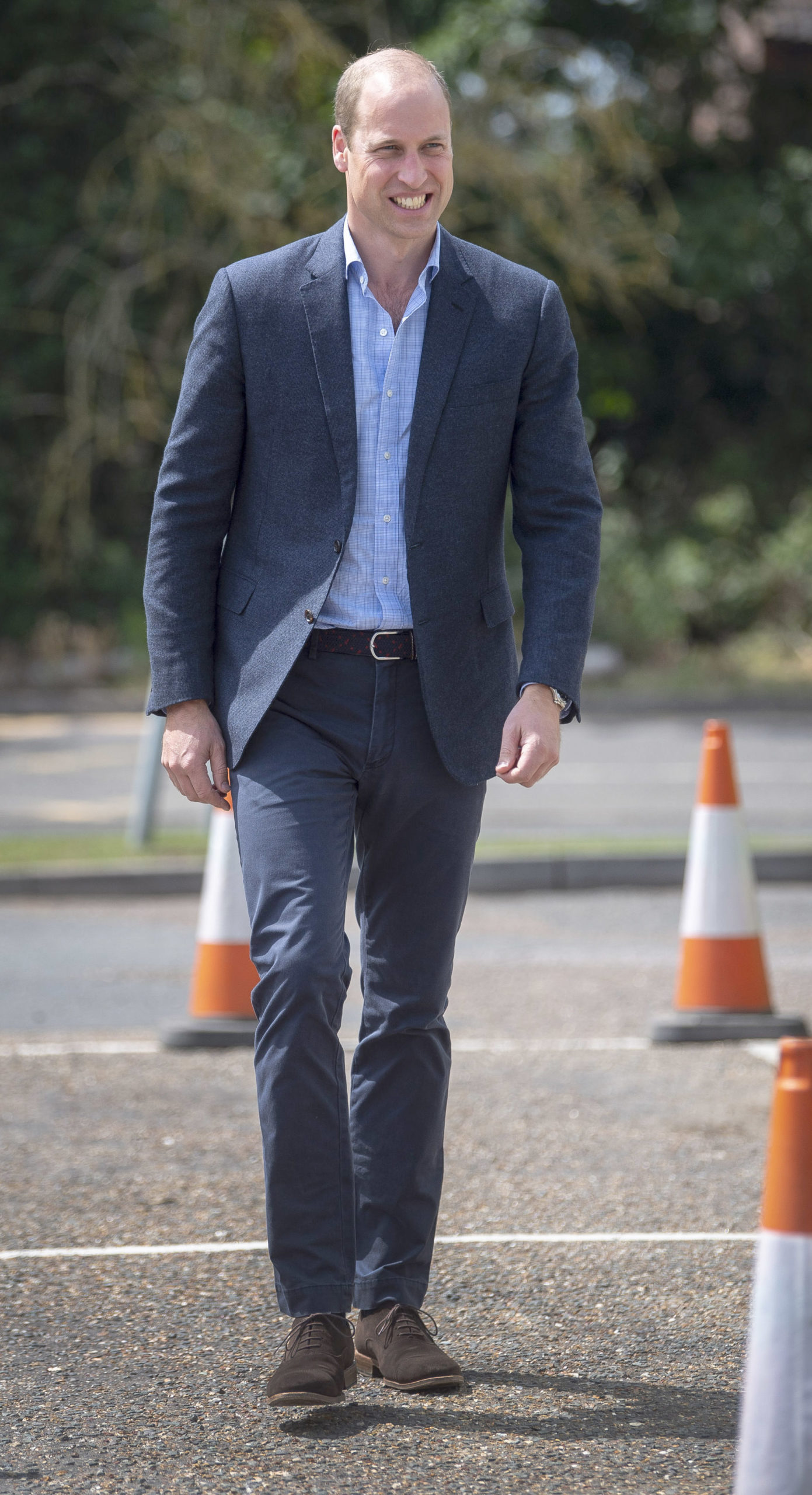 Prince William smiling