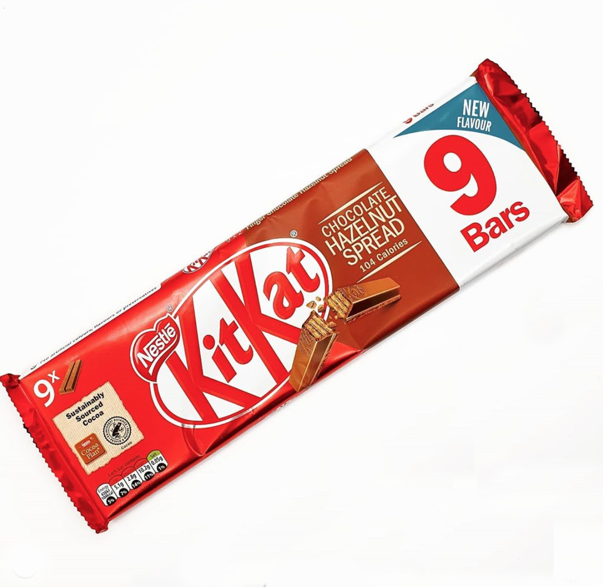 Packet of new KitKat Hazelnut Spread