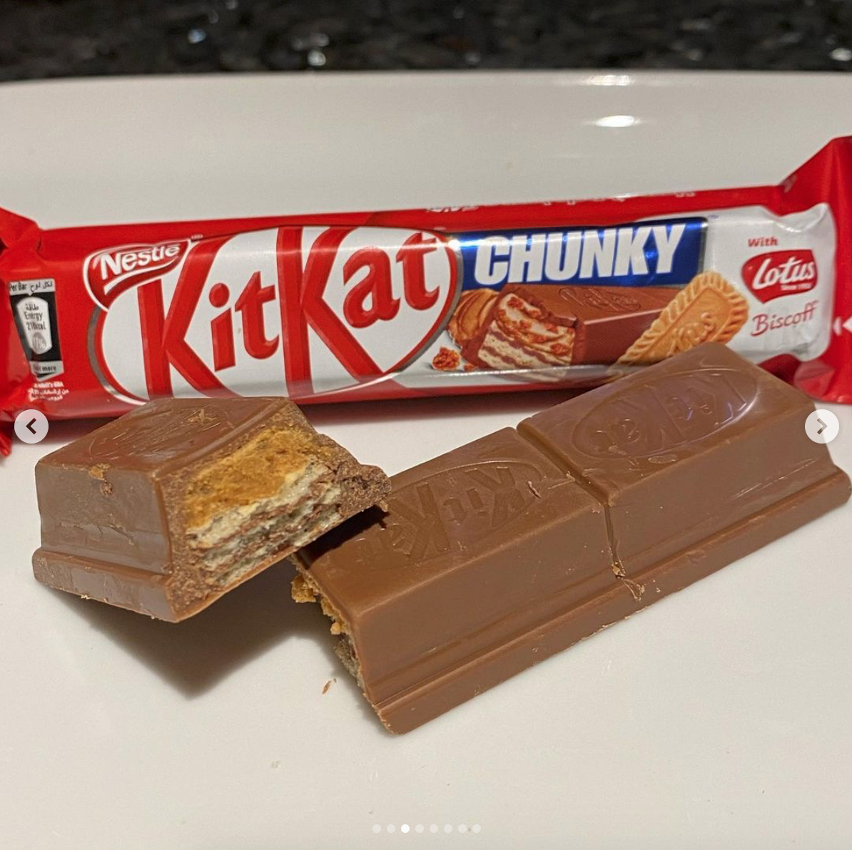 new biscoff chunky KitKat