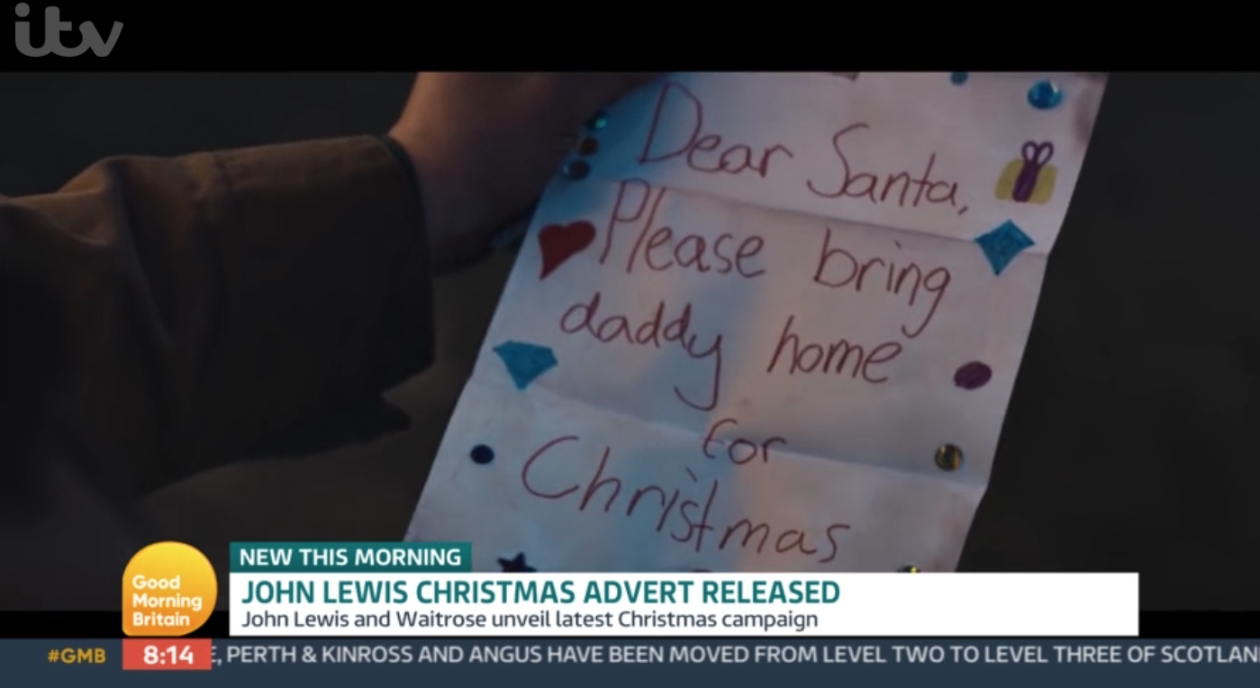 GMB Kate Garraway says watching the new Coca Cola Christmas advert is "tough"