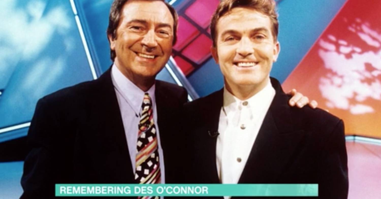 Des O'Connor with Bradley Walsh
