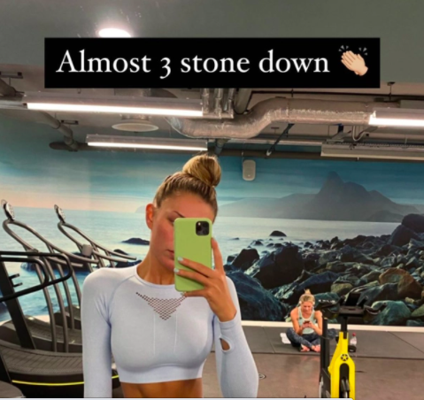 zara mcdermott weight loss