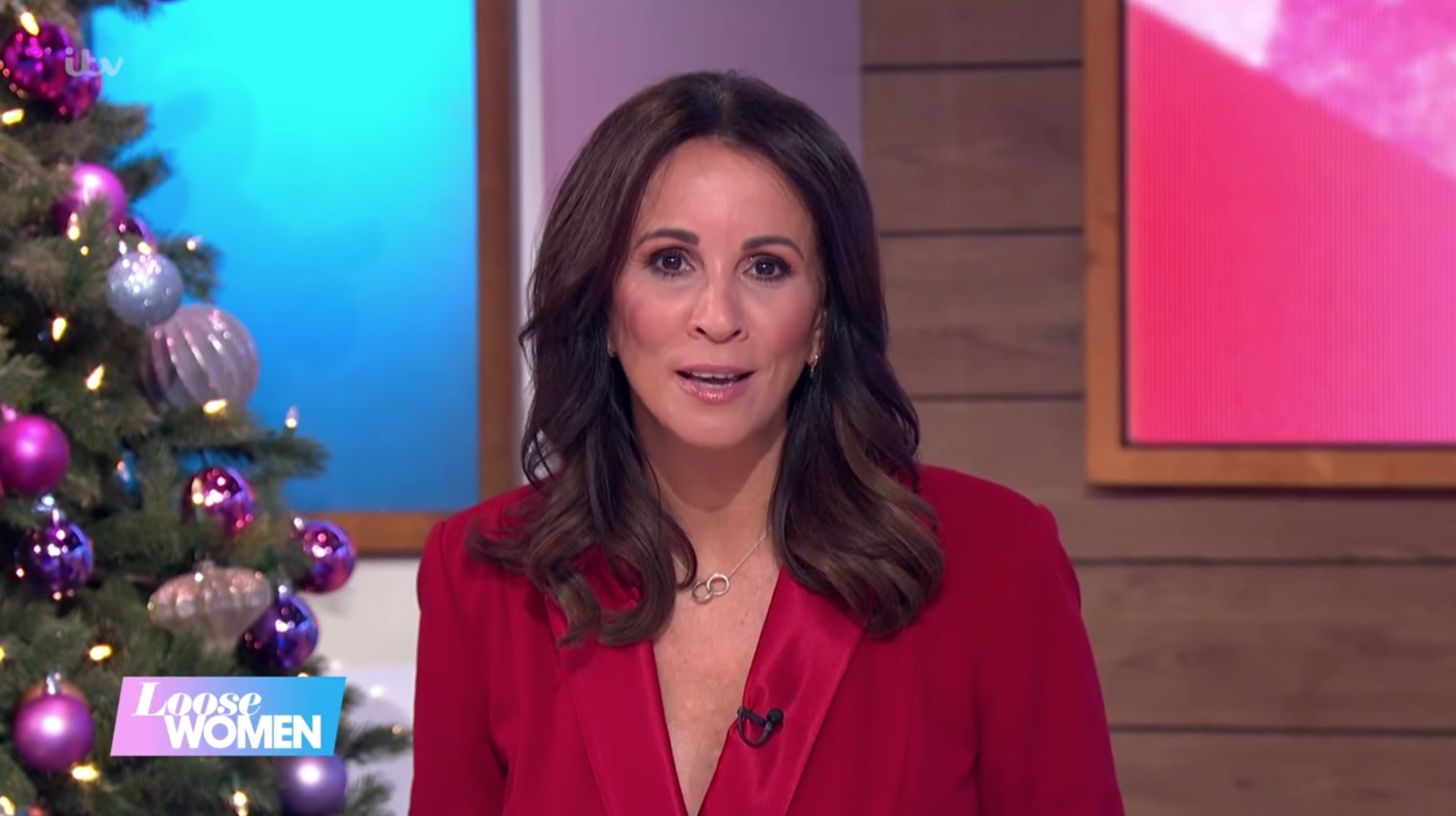 Andrea McLean describes the moment she thought she'd broken her neck on Loose Women