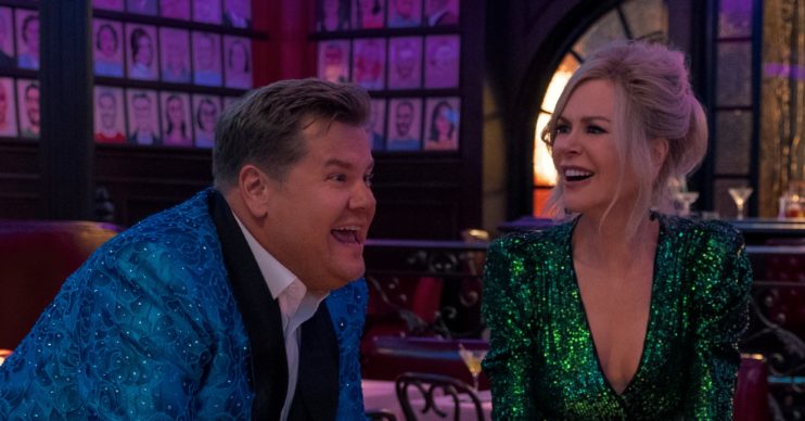 Nicole Kidman and James Corden in Netflix's Prom
