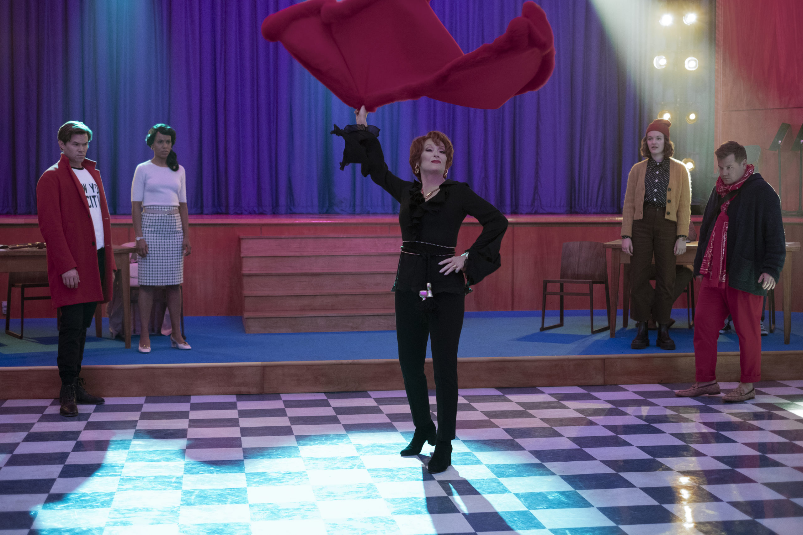 Meryl Streep as Dee Dee in The Prom on Netflix
