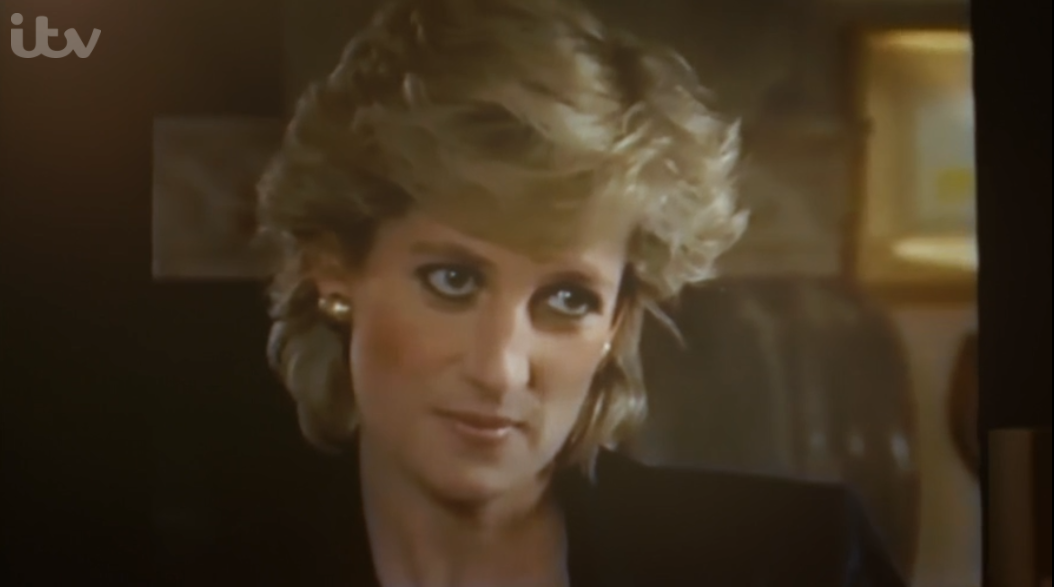 Princess Diana during her Panorama Interview