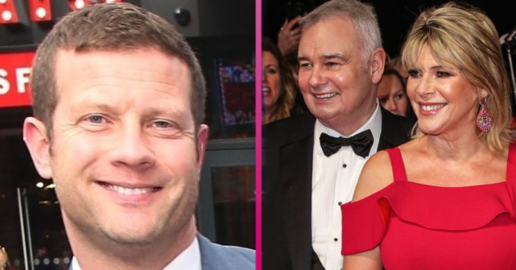 dermot o'leary and ruth langsford and eamonn holmes