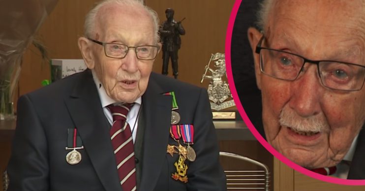 Sir Captain Tom Moore speaks about his late wife Pamela
