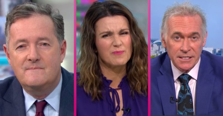 GMB's Piers Morgan, Susanna Reid and Dr Hilary Jones