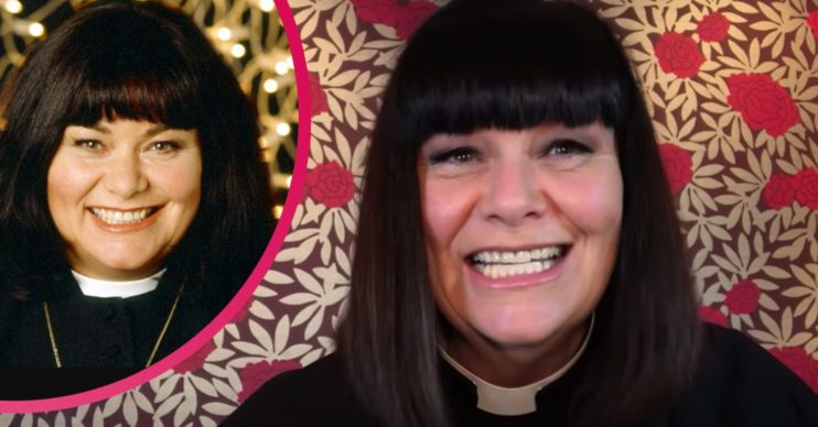 Dawn French plays Geraldine in The Vicar of Dibley