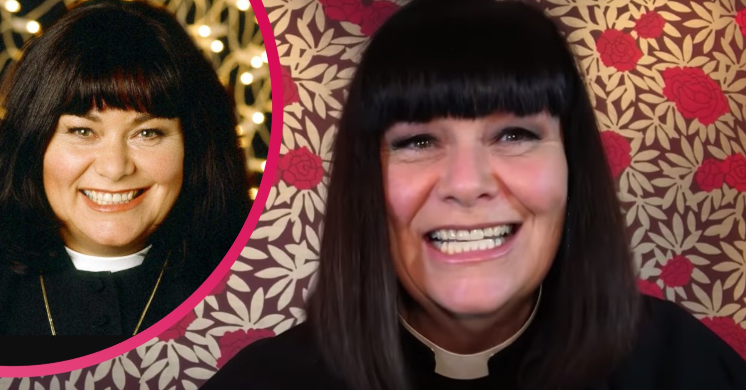 Dawn French plays Geraldine in The Vicar of Dibley