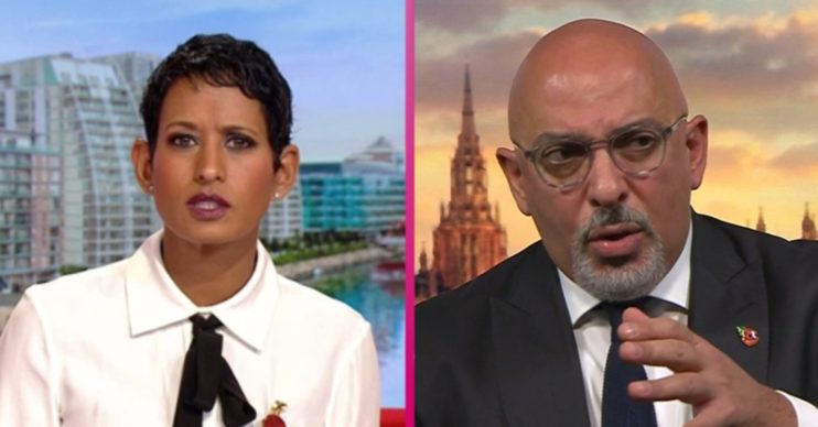 Naga Munchetty and Nadhim Zahawi