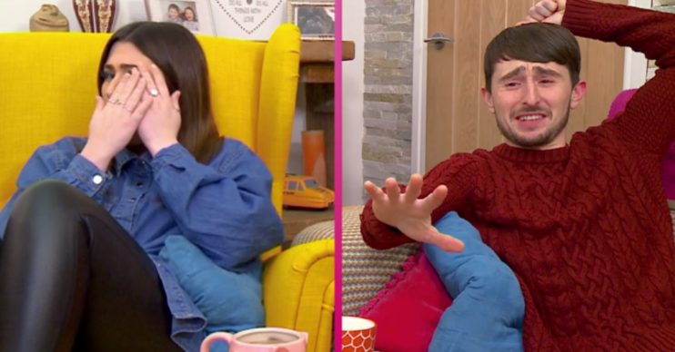 Gogglebox's Sophie and Pete could barely look