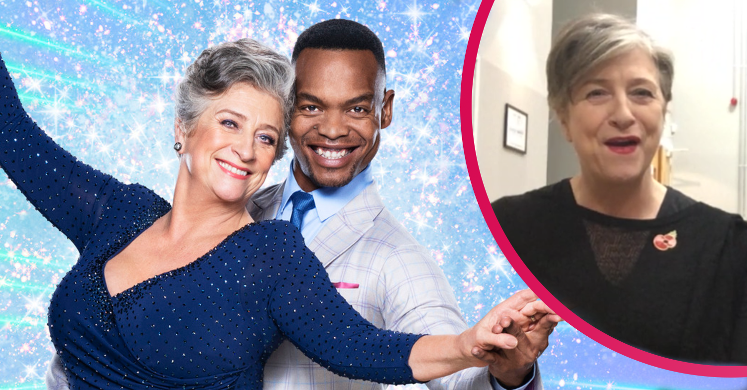 Caroline Quentin and Johannes Radebe have their first row