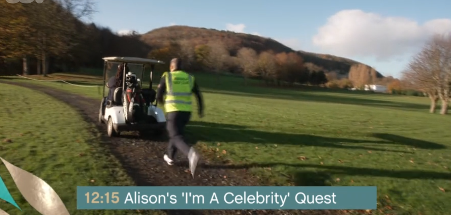 Alison Hammond chased on This Morning