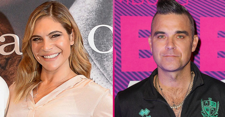 Ayda Field and Robbie Williams daughter