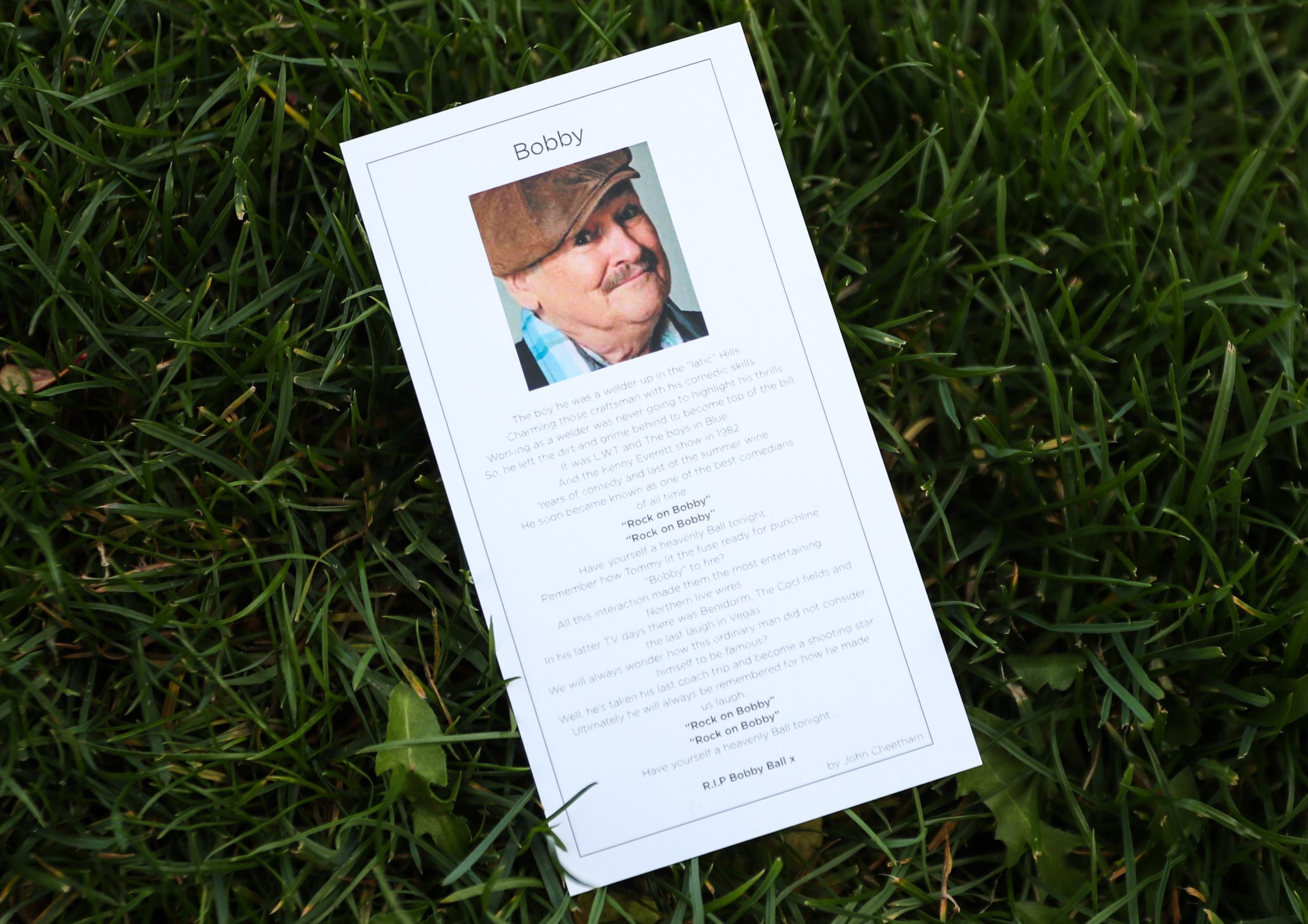 Bobby Ball funeral