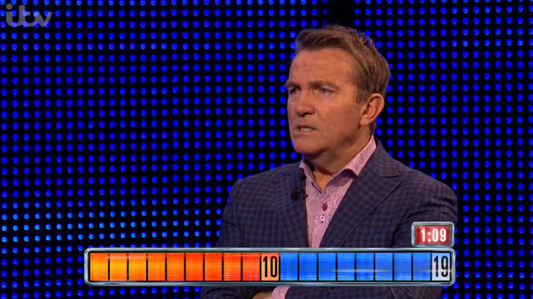 Presenter Bradley Walsh on The Chase